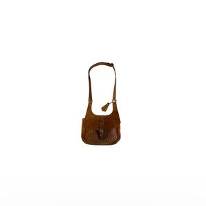 Anonimo Fiorentino Vintage Cognac Leather Crossbody Bag